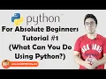 What is Programming Why Learn Python Python Tutorials For Absolute Beginners In Hindi