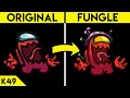 Download Lagu Among Us🍄THE FUNGLE🍄Hide n Seek Trailer vs Original (new map 5)