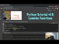 Python Tutorial - Lambda Functions