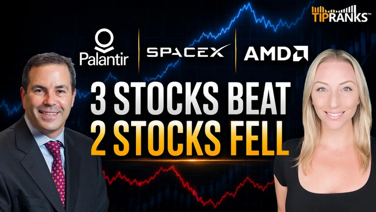 SpaceX, AMD & Palantir All Beat — So Why Did 2 Stocks Drop? | TheStreet Pro Chris Versace