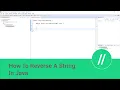 How To Reverse A String In Java