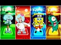Download Lagu SQUIDWARD VS SANDY CHEEKS VS SPONGEBOB VS PLANKTON - TILES HOP
