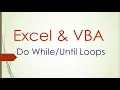 Do Until loop VBA learn vba for excel learn vba for beginners