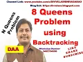 8 Queens Problem N Queens Problem 8 Queens Problem using Backtracking 8 Queen problem DAA