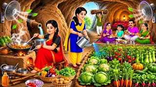 गर्मी में गुफा की ठंडी जिंदगी देखकर रह जाएंगे दंग! village story hindi | desi kahani video