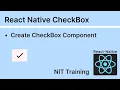 react native custom checkbox component khmer
