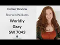 Paint Colour Review Sherwin Williams Worldly Gray SW 7043