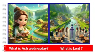 What is Ash wednesday | What is Lent? Prayer,  Fasting | Lent for Kids | Story for kids #lent