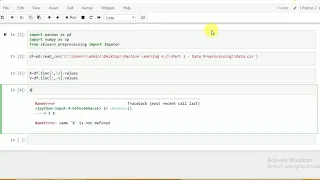 Data Preprocessing with Python-Part 1 Imputer