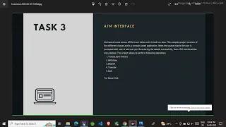Osis Infobyte Java Development Internship Task 3 ATM Interface