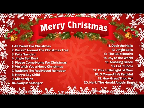 Video Thumbnail: Christmas Song Playlist 🎄 Top 50 Christmas Songs of All Time 🎅 Best Merry Christmas Music