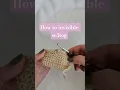 How to make an invisible sc3tog single crochet three together