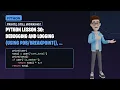Python Lesson 30 Why Does print Stop Working in Production