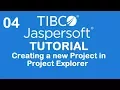 Creating New Project New Report in Jaspersoft Studio Jaspersoft Studio Tutorial