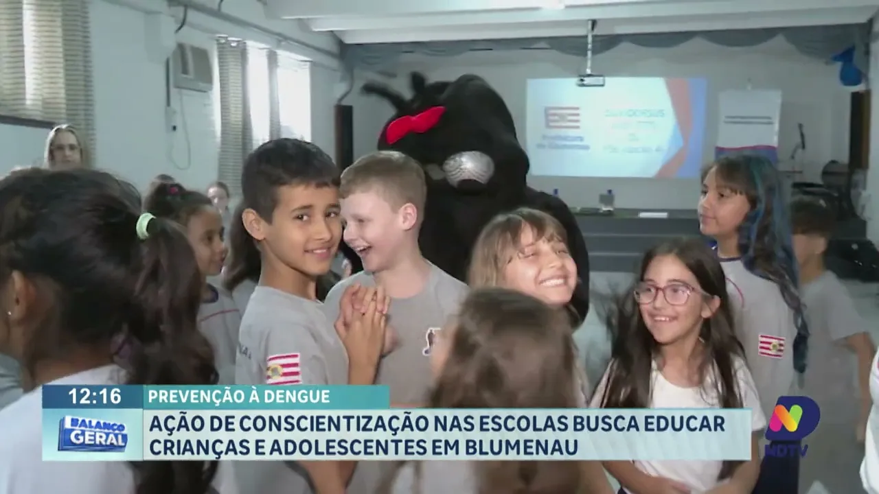 Ação de conscientização nas escolas busca educar crianças e adolescentes a prevenção à dengue