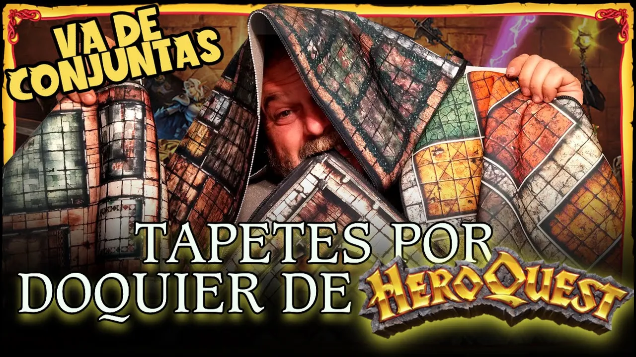 TAPETES para HEROQUEST - hay MUCHÍSIMOS ( Unboxing ) #heroquest #fanmade