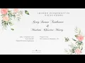 Download Lagu Ibadah Pemberkatan Nikah Kudus Gerry Dunan Tambunan \u0026 Madona Christine Marey, 11 September 2021