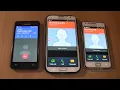 Samsung Galaxy Note 2+S2 ANDROID 7\u0026S2 Plus  Incoming call \u0026 Outgoing call at the Same Time