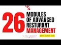 How to build an Advanced Restaurant Management System Explained 26 Modules for Final Year Project