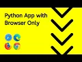 Build a Python Data App with the Web Browser Only