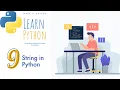 9 Strings in Python String Slicing String Functions Python for Beginners