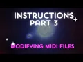 Sonify the cosmos - How to manipulate MIDI files