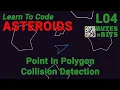 Learn to Code Asteroids - Lesson 4