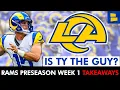 Ty Simpson SHINES Rams Preseason Week 1 Takeaways vs Chiefs