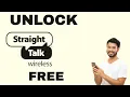 How to SIM network unlock Straight Talk Wireless phones