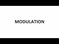 Basics about Modulation