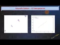1D interpolation in Python