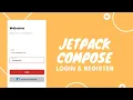 Jetpack Compose Speed Code Login Register UI
