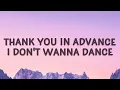 Download Lagu Meghan Trainor - Thank you in advance (NO) (Lyrics)