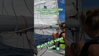 #boatrepair on the #pacific #ocean #sailingadventures #solosailing #boatlifestyle #sailing