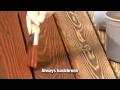 How to Apply a Clear Toner or Semi-Transparent Wood Stain