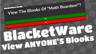 HACK To View Any User s Blooks In Blacket