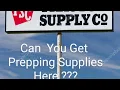 Can You Get Prepping Supplies at Tractor supply