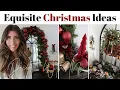 Exquisite Christmas Decorating Ideas / Burgundy \u0026 Copper Christmas Decorate With Me