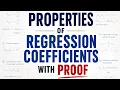 Regression Coefficients Properties with Proofs Correlation Regression