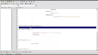 Data structure tutorial 3 1 Queue using array C program