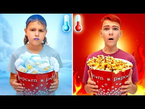 Download MP3 Hot vs Cold Challenge with Ivan and Maria