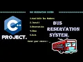 Project Bus Reservation System with Bus Graphic with Source code