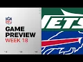 New York Jets vs Buffalo Bills Week 18 Game