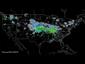 CONUS Radar Loop of Winter Storm Blair 2025