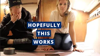 Insulating our Bed (to fix the moisture problem) // Living on a Sailboat in Canada Ep. 8