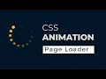 CSS Page Loading Animation CSS3 Loader CSS3 Animation Tutorial csPoint