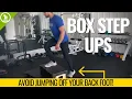 How To Do Box Step-Ups TUTORIAL FORM