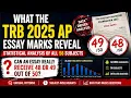 TRB AP 2025 Essay Marks Are These Normal Evaluation Patterns Discrepancies explained