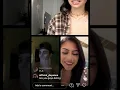 Desiree Montoya and Diego Martir flirting on live