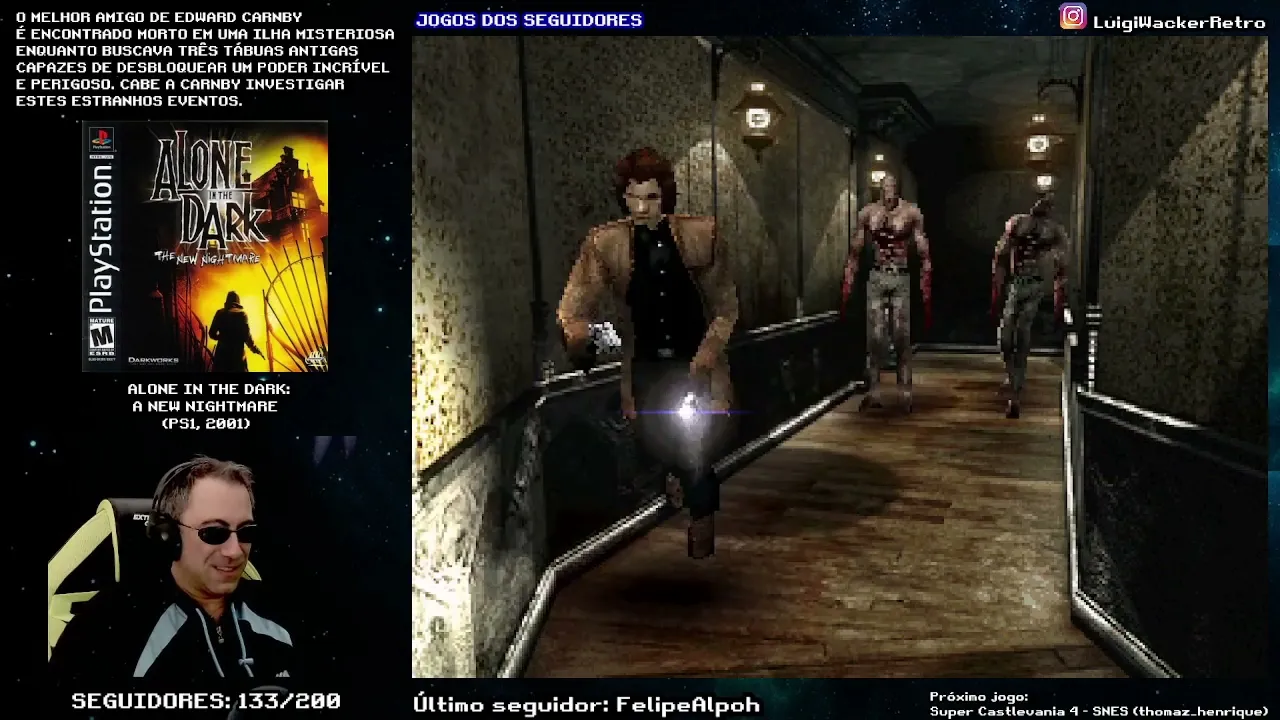 Alone in the Dark: The New Nightmare (PS1) - 2° Dia (Jogos dos Seguidores)